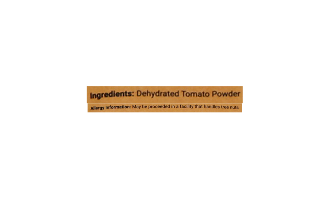 Zilli's Tomato Powder    Pack  100 grams